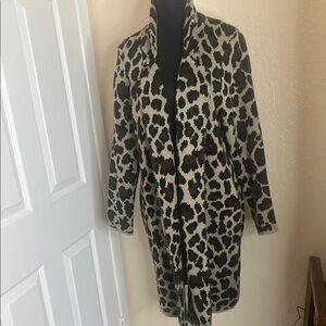 Leopard Print Long‎ Coat